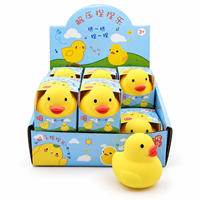 Canard jaune esthétique, jouet anti-stress de bureau, compagnon de bureau