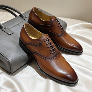 <span class=keywords><strong>Scarpe</strong></span> Oxford <span class=keywords><strong>da</strong></span> Uomo in Vera Pelle di Alta Qualità, Lusso, Eleganza, per Affari e Matrimoni, Moda Autunnale, Nuovo Stile 2026 - Product Image 6