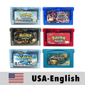 Cartucho de Juego con Cable de Plástico, Edición Team Rocket Odyssey Pisces Quetzal Light Platinum Moemon, para RTC Flash Cart, en Inglés (EE. UU.) - Product Image 6