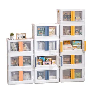 plastic folding storage boxes car baby bottle organization garden toy snack storage box bins other double door storage boxes