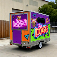 Remorque de toilettage pour animaux de compagnie, station de lavage pour chiens, lavage de voiture mobile en libre-service, remorque de salon de toilettage pour animaux de compagnie