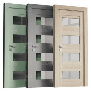 Pabrik Top Cina desain Eropa multiwarna tahan air prewhung <span class=keywords><strong>Interior</strong></span> Modern ruang kayu Solid pintu Perancis untuk rumah - Product Image 4