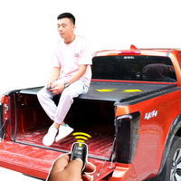 Couvercle de couvercle de rouleau en aluminium dur de ramassage couvercle de Tonneau rétractable électrique hilux pour Toyota toundra Tacoma ford ranger wildtrak