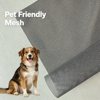 Filet de protection en polyester haute résistance pour fenêtre, anti-animaux domestiques, maille robuste pour balcon