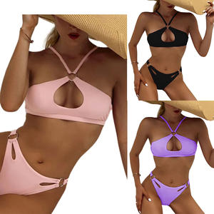 Traje de baño de dos piezas para mujer Ninas Traje de baño Mooie Meiden en traje de baño Ropa de playa <span class=keywords><strong>Bikini</strong></span> rojo - Product Image 2