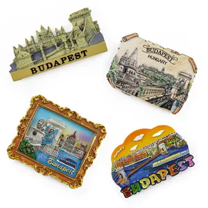 Personalized customised design Hungary Budapest resin magnet souvenir 3d resin ref fridge magnet