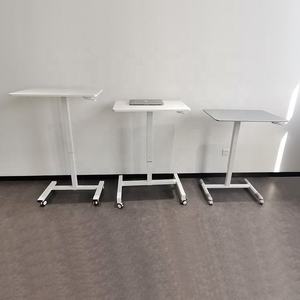 Escritorio <span class=keywords><strong>de</strong></span> Computadora Ergonómico y Moderno para Oficina en Casa, <span class=keywords><strong>con</strong></span> Elevación Neumática a Gas, Ajustable en Altura, <span class=keywords><strong>con</strong></span> Ruedas - Product Image 4