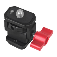 Support de fixation universel à dégagement rapide Feichao avec vis Arri 1/4 et griffe froide pour caméra vidéo, reflex, moniteur, trépied et rotule inclinable