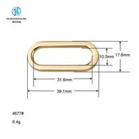 Accessoires de maroquinerie : Anneaux en O métalliques ovales de 32 mm, fermoirs pour chaussures, boucles œuf, anneaux de connexion pour sangles de sac, crochets de réglage pour sacs à main, accessoires DIY