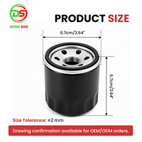 5GH-13440-90-00 Pengganti Filter Oli Sepeda Motor Spin-On Cocok untuk Yamaha MT-07 MT-09 MT-10 YZF-R1 YZF-R6 Ténéré 700 FJR1300