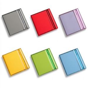 Juego de Regalo de Cuaderno de Cuero PU A6 con Logotipo Personalizado al por Mayor, 3 en 1, 160 Páginas, Impresión en Serigrafía, para la Escuela, Oficina, Promocional - Product Image 2