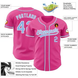 Custom Baseball Jersey Button <b>Down</b> Personalized Stitched Unisex Softball Uniform Regular Fit Breathable 100 Polyester - Product Image 3