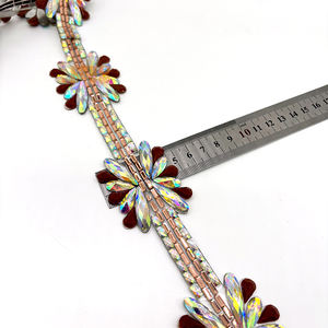 Garniture de carnaval 2025 <span class=keywords><strong>Rio</strong></span> De Janeiro Costume de carnaval fer sur AB résine strass coupe appliques accessoires - Product Image 3