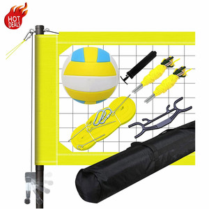 Red de <span class=keywords><strong>Voleibol</strong></span> Plegable <span class=keywords><strong>para</strong></span> Exteriores VN02A, <span class=keywords><strong>Precio</strong></span> Económico, Longitud Personalizada, Soporte Portátil con Red, <span class=keywords><strong>Postes</strong></span> Estándar - Product Image 1
