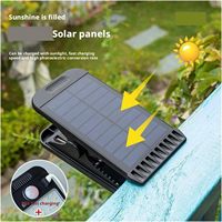 Lumières LED de Noël solaires, étanches IP65, certifiées CE, durée de vie de 50 000 heures, batterie au lithium, à intensité variable, 6000K, pour jardin