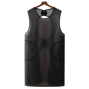 <span class=keywords><strong>Tablier</strong></span> de cuisine léger et fin pour <span class=keywords><strong>femme</strong></span>, transparent, imperméable et résistant à l'huile, avec logo personnalisé, idéal pour la restauration estivale - Nouveauté 2026 - Product Image 5