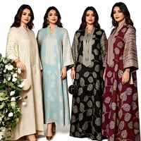 Robe musulmane brodée de sequins 2026, grande taille, style européen et américain, pour femmes, haute qualité, pour Ramadan et l'Aïd al-Fitr