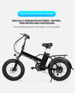 <span class=keywords><strong>Bicicleta</strong></span> eléctrica plegable con absorción de impacto, bici de ciudad con batería de 48V, gran oferta - Product Image 6