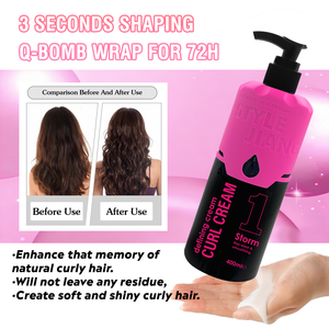 Produits de coiffage pour femmes en gros, produits naturels et biologiques pour cheveux bouclés, crème hydratante définissant les boucles - Product Image 2