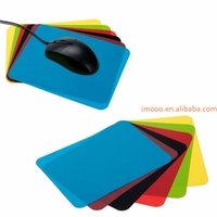 Alfombrillas de Ratón de Silicona a Precio de Fábrica, 22x18cm, Alfombrilla Delgada para Ratón de Computadora, Antideslizante, para Escritorio, Mesa, PC, Portátil