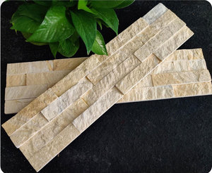 Bất thường màu vàng nuôi cấy Đá Ngoài Trời giai điệu bên ngoài bức tường ốp gạch cho khách sạn và biệt thự - Product Image 2