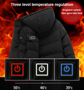 Custom all'aperto moto impermeabili escursionismo sci Softshell cappuccio abbigliamento uomo giacca riscaldata con batteria 7.4v - Product Image 2