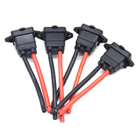 Couvercle 12/10AWG robuste personnalisé trois ports de charge verticaux prise mâle en forme de T port de charge pour électronique à grande vitesse