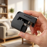 Kit de conversion de batterie électronique acoustique à double zone avec déclencheur externe, 5 transducteurs pour caisse claire et toms, installation facile, prise jack 6,3 mm