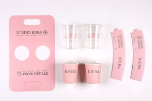 Logotipo personalizado Biodegradable Café caliente 90mm 12oz Vasos de papel de doble pared <span class=keywords><strong>con</strong></span> tapas <span class=keywords><strong>para</strong></span> café <span class=keywords><strong>con</strong></span> <span class=keywords><strong>leche</strong></span> caliente - Product Image 3