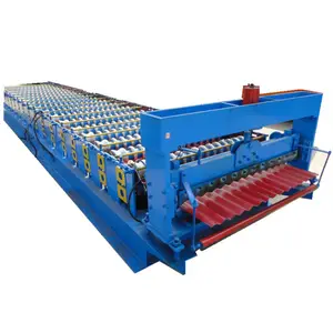 China Manufacture Corrugated Roofing Sheet Machine Maker Customized Aluzinc Roofing Machine