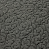 Sac matelassé en nylon et coton brodé de créateur pour vêtements en coton pour enfants, avec broderie de cerises roses faite à la main