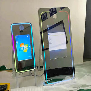 Cabina de Fotos Digital de Alta Tecnología con Arco de Madera y IA para Eventos, Compatible con iPad, Carcasa de 3 Piezas, Espejo Mágico - Product Image 1