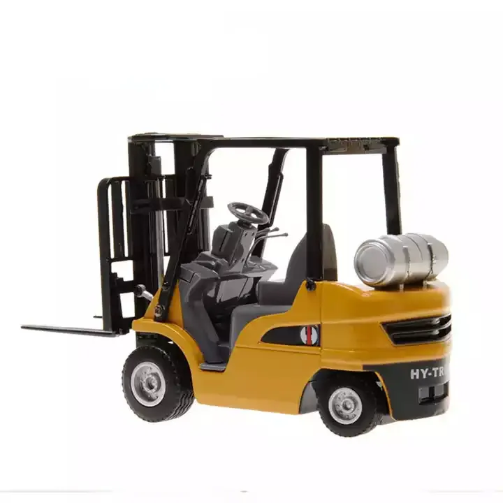मुक्त पहिया Diecast फोर्कलिफ्ट ट्रक खिलौना गर्म बिक्री धातु बिक्री के लिए फोर्कलिफ्ट ट्रक मॉडल खिलौना धातु कार खिलौने