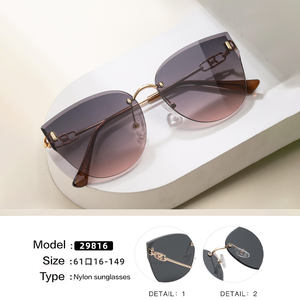 Gafas <span class=keywords><strong>de</strong></span> <span class=keywords><strong>Sol</strong></span> <span class=keywords><strong>de</strong></span> Moda Europeas <span class=keywords><strong>de</strong></span> Alta Calidad para <span class=keywords><strong>Mujer</strong></span>, Ligeras, <span class=keywords><strong>con</strong></span> <span class=keywords><strong>Lentes</strong></span> <span class=keywords><strong>de</strong></span> Espejo Estilo Ojo <span class=keywords><strong>de</strong></span> Gato, Montura Completa, Cómodas, Modelo 29816 - Product Image 5