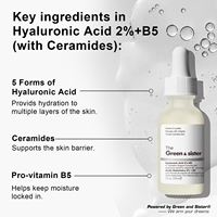 Sérum à l'acide hyaluronique 2% B5, repulpe, hydrate, répare la barrière cutanée, lisse les rides, 30 ml, OEM, ODM, étiquette privée, logo personnalisé, vente en gros