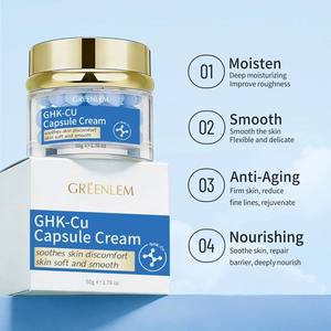 Crème pour le visage Greenlem GHK-Cu Vegan anti-âge et éclaircissante pour tous types de peaux - Marque privée - Product Image 3