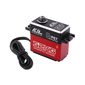 AGFRC ขายดี 32KG 8.4V HV เกียร์เหล็กแรงบิดสูง 2BB คอร์เลส IP67 กันน้ำ โปรแกรมได้ รถบังคับวิทยุ หุ่นยนต์ - Product Image 3