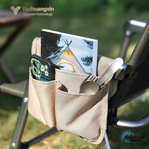 <b>Outdoor</b> Camping <b>Storage</b> Pouch Oxford Cloth Hanging Bag for Chair Armrest Portable Side Organizer All Seasons Use - Product Image 4