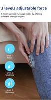 Appareil de compression des jambes sans fil rechargeable, masseur de pieds et de mollets chauffant à air, avec contrôle de la minuterie, batterie 2600 mAh