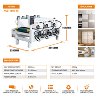 Machine de revêtement UV automatique à double rouleau FENGKAI HCGT600-2R 600 mm pour apprêt et couche de finition sur bois, meubles et panneaux MDF CE ISO