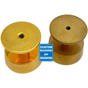 OEM nhà sản xuất CNC Brass gia công các bộ phận chuyển tùy chỉnh Brass tủ xử lý - Product Image 1