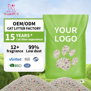 कारखाने की कीमत 1-3.5 मिमी गेंद के आकार की धूल-मुक्त 10 एल एरिना पैरा गोटो क्लैंपिंग कोलेट ग्रेनेले बेटोनाइट क्ले बिल्ली रेत कूड़े - Product Image 1