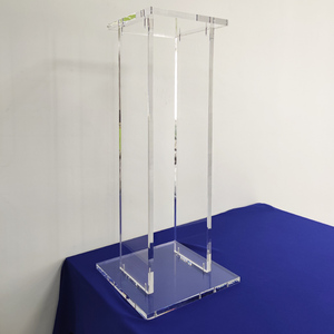 Minh bạch Acrylic triển lãm bệ rõ ràng Acrylic hiển thị đứng cho hoa bình điêu khắc - Product Image 3