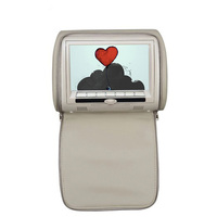 Multimedia 9 pulgadas ángulo ajustable entrada de vídeo bidireccional reposacabezas Monitor de coche con USB SD MP5 AV