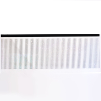 Écran LED programmable imperméable pour publicité extérieure Kingyi P20, rideau LED RGB transparent, points lumineux LED, écran de grille