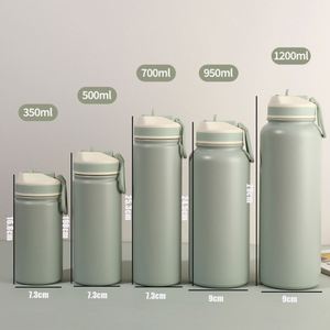 Custom logo 12oz 17oz 22oz 32oz 40oz Stainless Steel Vacuum Insulated Thermos Flask Powder Coated Thermal Sports <b>Water</b> <b>Bottle</b> - Product Image 3