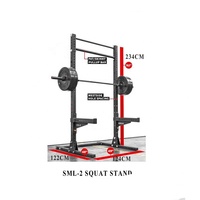Support de lever de poids réglable et robuste, Station de musculation