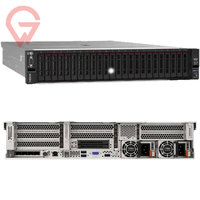 ThinkSystem SR650 V3 2U Rack Server Dual Processor Enterprise Storage Stock untuk Manajemen Virtualisasi Pusat Data 8TB