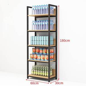 Rak <span class=keywords><strong>Display</strong></span> aluminium 4 lapisan hitam dicat, rak berdiri bebas multifungsi tugas berat untuk penggunaan makanan - Product Image 4