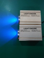 Lumière à fibres optiques LED RGB 16W, corps en aluminium avec télécommande RF pour plafond étoilé en fibre optique PMMA, éclairage décoratif pour théâtre